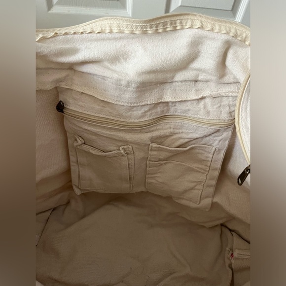 Canvas bag with zipper. Weekender - Picture 5 of 8